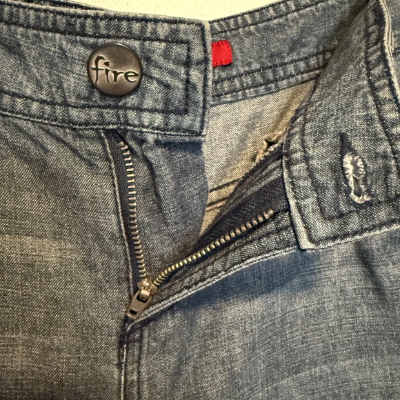 Vintage Fire Jeans Denim Jean Flare Maxi Skirt Size 7 Y2K - Picture 6 of 15